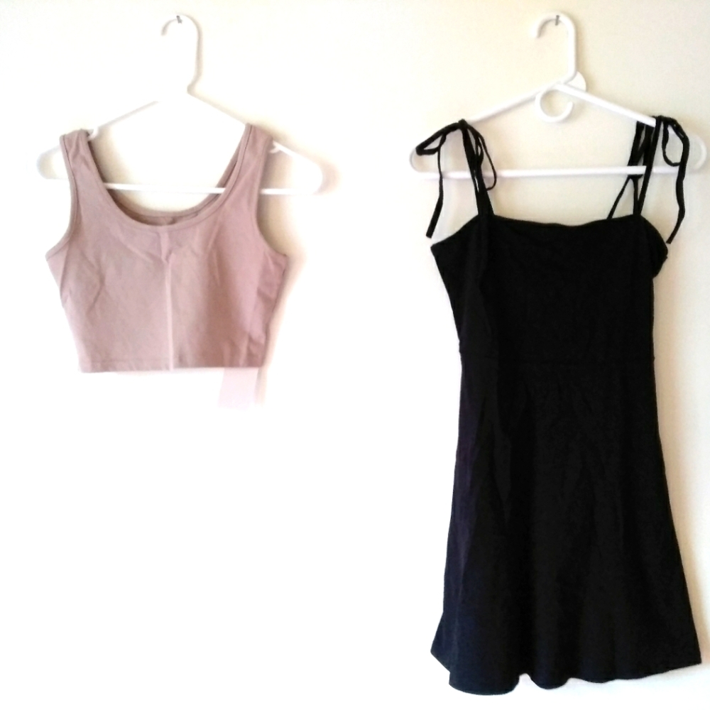 Bow tie shoulder little  black dress